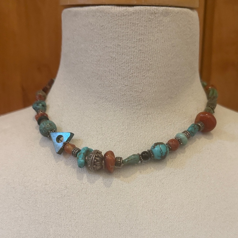 Western style necklace made by mother goose boutique.